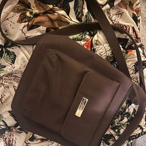 Liz Claiborne Brown Crossbody Bag